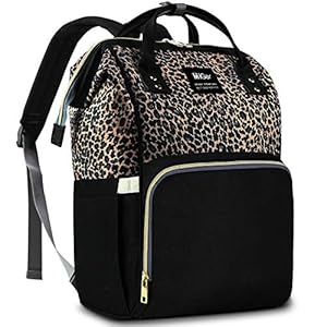 Diaper Bag Backpack, Diaper Bags for Baby Girl, Leopard Diaper Backpack Baby Bag