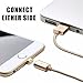 Magnetic Phone Charger - Micro USB Cable - Fast Android Charging Cable by AZbuddy (Gold)