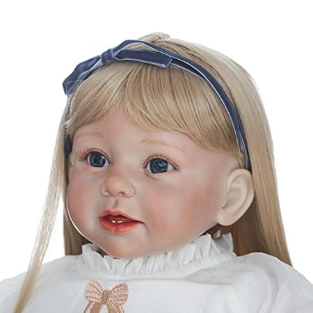 Lilith 27inch 70cm Long Blonde Hair Handmade Lifelike Reborn Baby