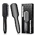 CHARMINER Beard Straightener Brush for Men, Ionic Hair Straightening Brush and Beard Brush for Home & Travel, Electrical Heated Hair Straightening Brush-Dad, Husband and Boyfriend Gifts