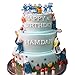 Smurfs The Lost Village Cake Topper | 12 Figure Set | By ToysoutletUSA