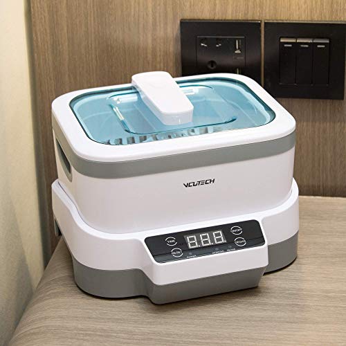 Ultrasonic Jewelry Cleaner with Degas, Detachable Tank and Time Setting