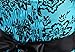 Light Blue 50s Halter Flock Tattoo Rockabilly Party Prom Dress