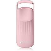 HEBECA Heated Eyelash Curler Innovative, QuickCurl 2S Heat Up, Naturally Lash Curler 70°C/85°C Adjustable Heat, Safe Food-Grade Silicone, 600mAh Battery Portable Size for Travel (Pink)