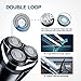 Solimpia Electric Shaver For Men Rotary Shaver Razor Wet Dry Electric Shaving Razors With Pop-up Trimmer Waterproof Cordless Rechargeable