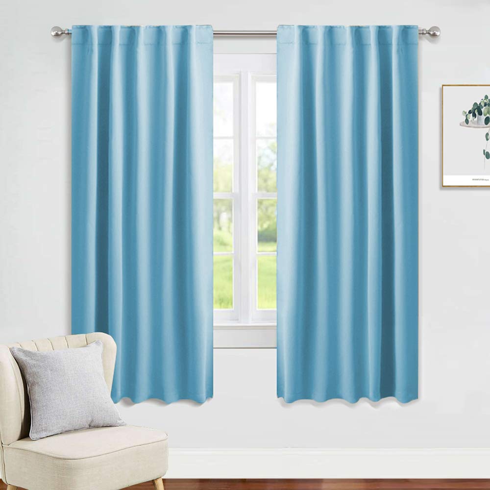 Best kitchen curtains in blue and white