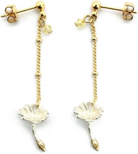 Amazon パルナートポック直営店 たんぽぽ 綿毛 花 ピアス レディース サージカルステンレス Palnartpoc ブランド パルナートポック直営 プレゼント たんぽぽピアス ピアス 通販