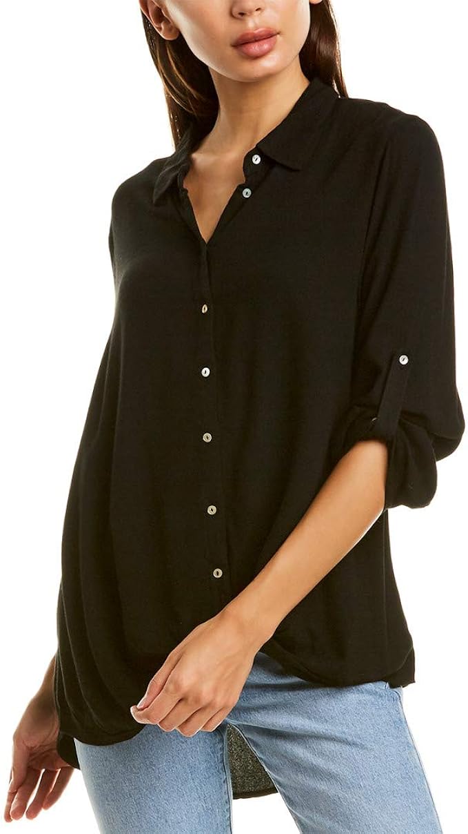 twist hem shirt
