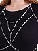 Berrygo Women's Sexy Layered Crossover Harness Hot Bikini Beach Body Chain Necklace Jewelry Silver