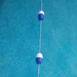 SHUAIGUO 5m Pool Safety Float Lines Blue White Divider Rope with Floats view 6
