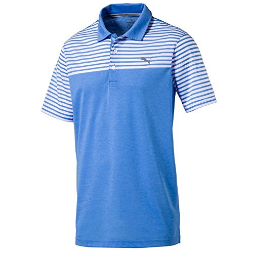 Puma golf 2018 men s clubhouse polo, marina, x-large