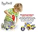 ToyThrill Take Apart Toy Motorcycle - Build Your Own Motor Bike, Fix Remodel, Ride and Play with Included Power Drill - Lights and Sounds - More Than 20 Pieces - by