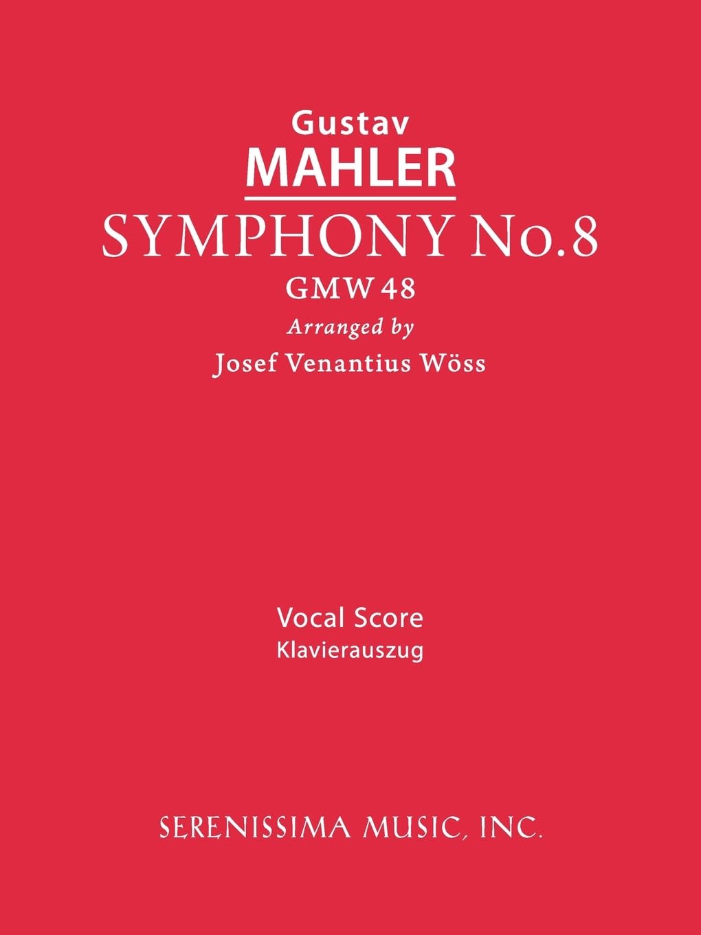 Symphony No. 8 - Vocal score