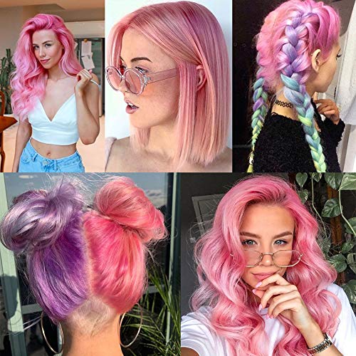 TEMPORARY HAIR WAX COLOR PINK WASHABLE COLORED HAIR DYE WAX HAIRSTYLE CREAM INSTANT COLORED HAIR MUD FOR WOMEN MEN