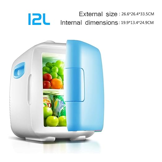 Neveras de viaje Mini frigorífico 12L silencioso, frío y caliente ...