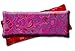 Candi Andi Handmade Eye Pillow | Stress, Anxiety, Migraine Relief, Sleep Aid, Aromatherapy | Hot/Cold | Flax Seed Filled | UnScented | Satin Brocade & Crushed Velvet | Fuchsia Garden – TEP-FGthumb 2