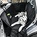 BarkinBuddy Back Seat Cover for Dogs - Car Dog Hammock for Back Seat - Full Doors Protection - Backseat Dog Cover for Car, SUV, Truck with 2 Headrest Covers, Collapsible Bowl, Dog Seat Belt