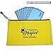 [6 Pack] Canvas Tool Bag - Heavy Duty Reinforced 16 oz. Canvas Tool Pouch 12.5” x 7” Zipper Tool Pouch [Color Coded] Durable Storage, Organiser Bag, Tote Bags // Small Canvas Bag, Small Tools