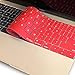Kuzy RED Keyboard Cover for MacBook Pro 13 inch A1708 (No TouchBar) Release 2016 & MacBook 12