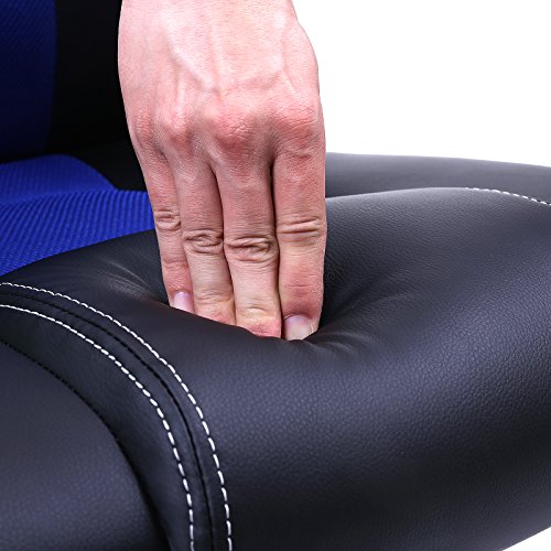 SONGMICS-Poltrona-Girevole-Sedia-Direzionale-Ergonomica-da-Ufficio-Studio-Regolabile-con-Rotelle-OBG56L