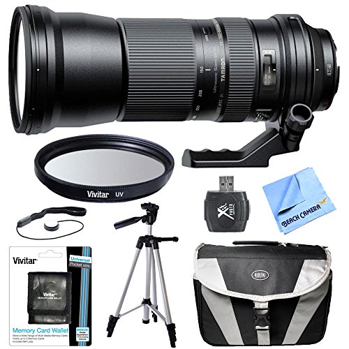 Tamron SP 150-600 mm F/5-6.3 Di USD Zoom Lens for Sony Includes Bonus Xit 60" Full Size Photo / Video Tripod, and More