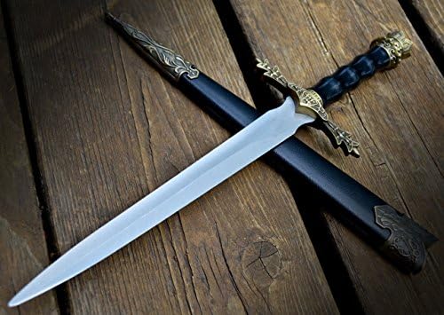 13.5" MEDIEVAL KING ARTHUR Historical SHORT SWORD DAGGER Scabbard w/ SHEATH