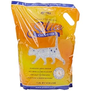 Pettex-Silica-Cat-Litter-Granules-76L Pettex Silica Cat Litter Granules, 7.6L, clear