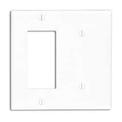 Leviton 80708-W 2-Gang 1-Blank 1-Decora/GFCI Device