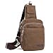Zebella Men's Unbalance Chest Pack Multipurpose Backpack Crossbody Shoulder Bag ¡