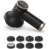 ZY ZERYEW Cordless Cellulite Massager, Handheld Lymphatic Drainage Tool, Mini Body Sculpting Machine with 9 Speeds and 8 Massage Heads, Lymphatic Drainage Massage Tool for Legs Butt Belly Fat