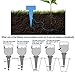 DCZTELG Plant Waterer Spikes Devices System-Automatic Drip Irrigation Watering Care Your Flower Travel Forgetting Potted Plants Black&White (12pack)