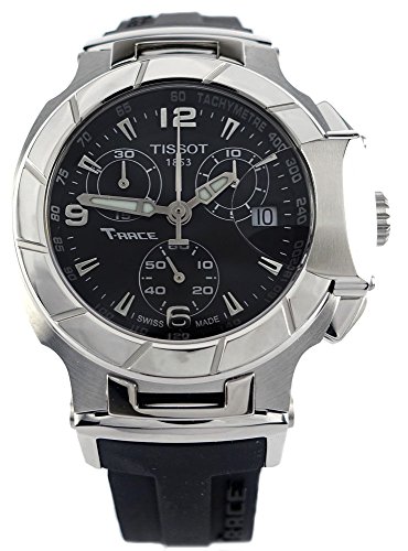 Kauptu Tissot T048.217.17.057.00 T-Race Chronograph Black Rubber Strap  Ladies Watch á netinu í Iceland. B00AMW0DQ2