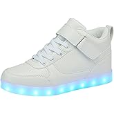 SANYES USB Charging Light Up Shoes Sports LED Shoes Dancing Sneakers