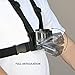 Accessory Power Action Cam Adjustable Chest Mount Harness with Elastic Stretch-Fit Straps by USA Gear - Works with Kodak PixPro SP360 4K, Ion Air Pro Lite, Xiaomi Yi 4K Action Camera and More