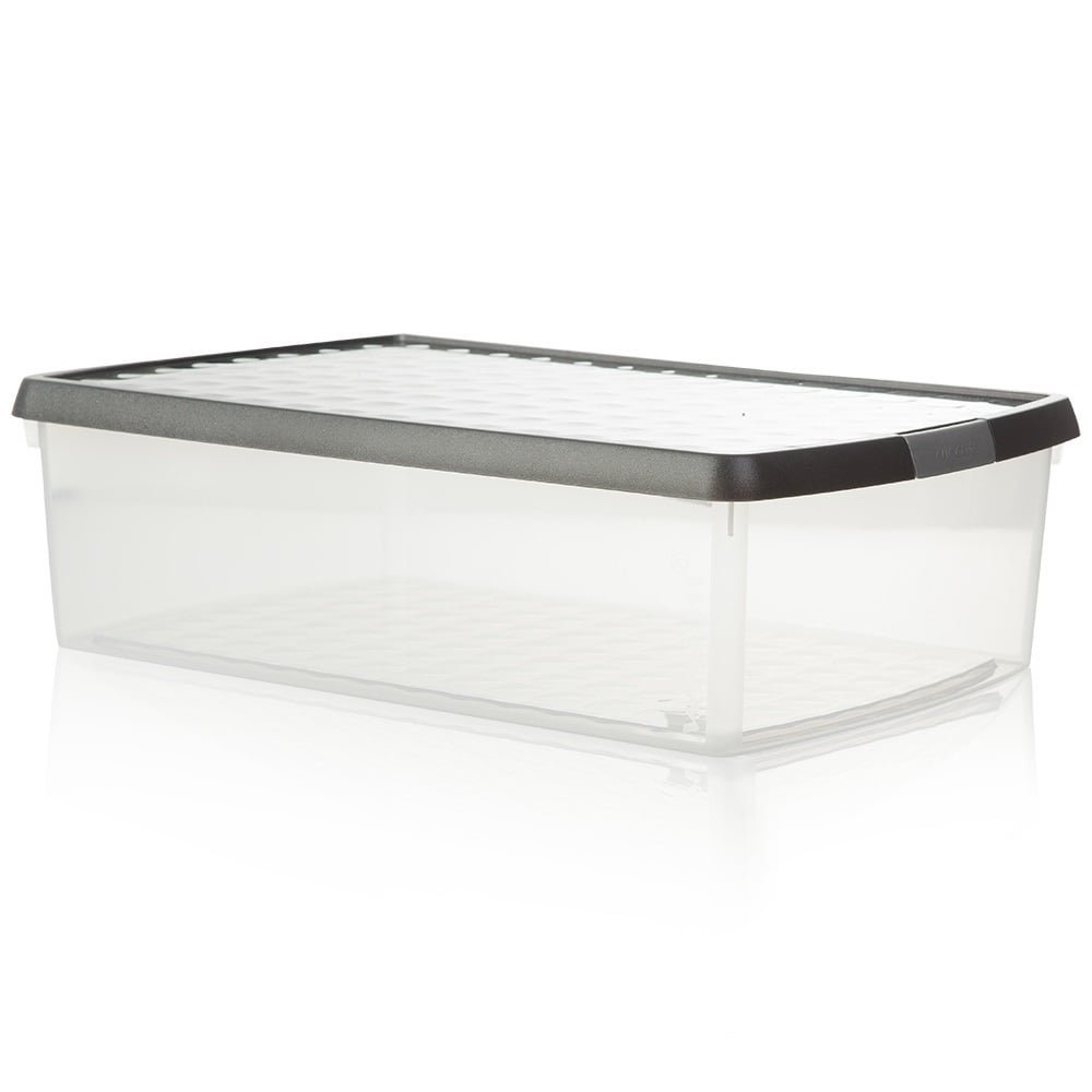 Plastic Box Shop Pack of 330lt Wham Clip Storage Box with Lid 13.01