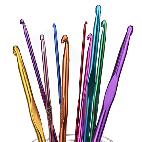 Crochet Hook Set 100pcs With Yarn Knitting Needles Sewing Tools Full Set Knit Gauge Scissors Stitch Holders DIY Craft Tools