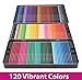 Diamond Driven #1 Artists Colored Pencils 120 Premium Soft Core Pre-Sharpened Colored Pencils Highly Pigmented Drawing Coloring Pages - Great Art School Supplies For Kids & Adults Professional Pencils