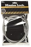 Master Lock Cable, Steel Cable With Looped Ends, 6 ft. Long, 67D