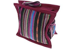 SHENAINI Essential Oil Case for Purse - Black/Burgundy - Small Size HOLDS 4-6 Bottles (5ml-15ml, also fits Roller Bottles) - Chic and Compact EO Bags in Multiple Sizes - Perfect size Essential Oil Travel Bag