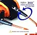 Toddler Harness Walking Leash- Child Anti Lost Wrist Link - Child Safety Harness - 2 Pack (4.9ft & 8.2ft)- Child Safety Wrist Link - 2 Bonus Whistles