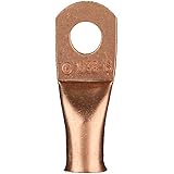 Install Bay Copper Ring Terminal 2 Gauge 3/8 Inch 10 Pack - CUR238
