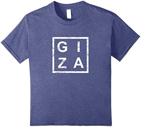 Kids Stylish Giza Egypt T-Shirt 8 Heather Blue