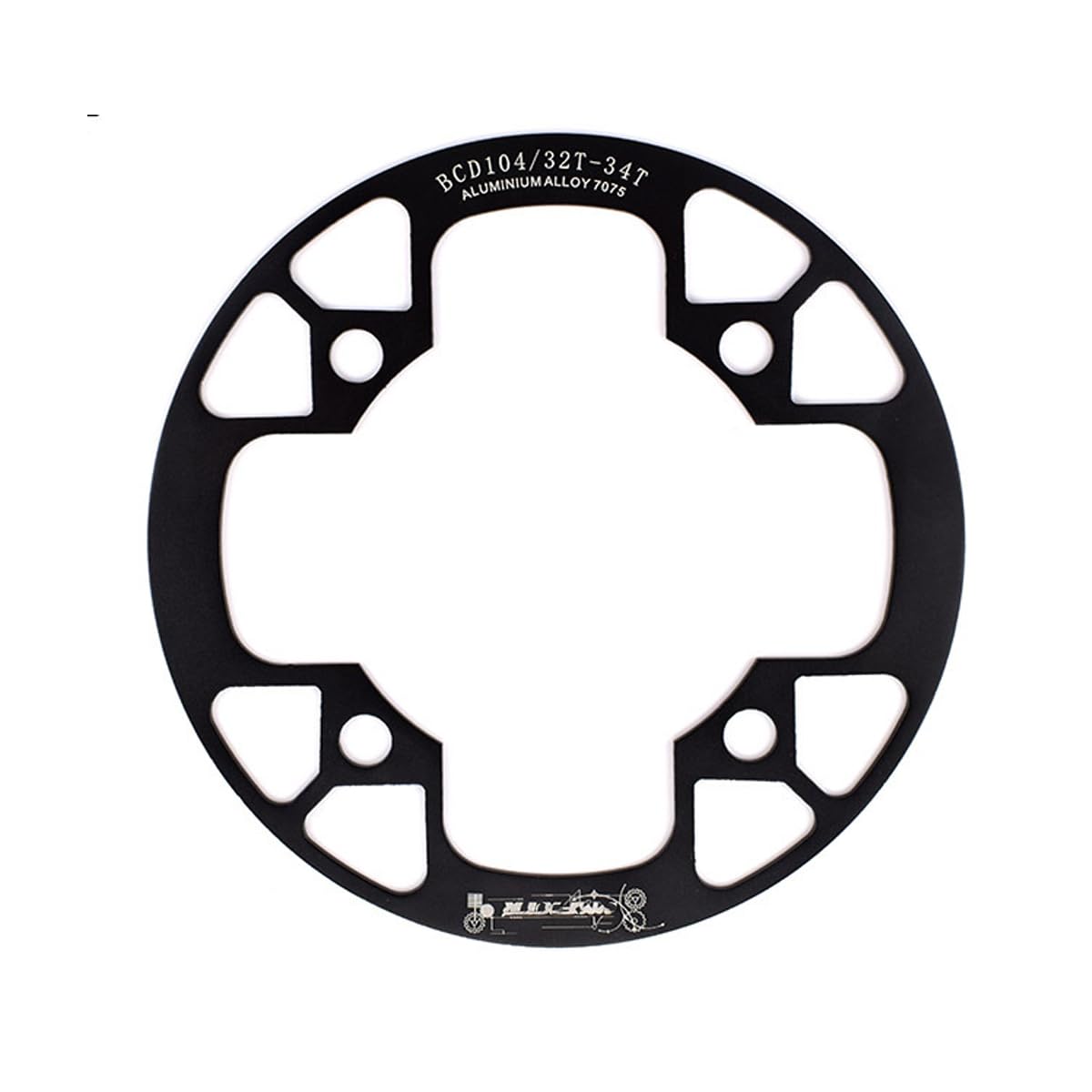HOUSON bicycle chainring protective cover, chainwheel cover chainring protect bicycle crankset chainwheel cover for mountain bikes, racing bikes 32-34T