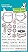 Lawn Fawn Thanks a Latte Clear Stamp Set and Coordinating Lawn Cut Die Set, Two Item Bundle (LF1761, LF1762)