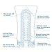 TENGA Soft Tube CUP Cool Edition Mens Single-Use Prelubricated Stimulation Device, TOC-102C