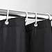 Home Queen Shower Curtain, Heavy Duty Liner, Bathroom Curtain Liner, 72 W x 72 L Inches, Black