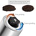 LeshionLife Stainless Steel Body Adjustable Ceramic Conical Burr Manual Coffee Grinder
