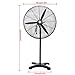 Yonntech 31 inch Standing Pedestal Fans High Velocity Floor Fan Industrial Familiy Fan 3 Speed Settings Adjustable Tilt Metal Stand with 55