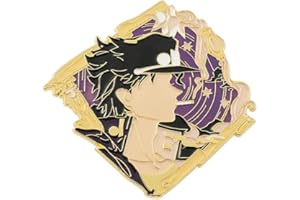 FUNBOAT JJBA JoJo Anime Enamel Pins - Jotaro Jolyne Joseph Cosplay Brooch - Christmas Gifts for Kids Girls Teens Women Men