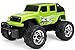 New Bright Chargers F/F 4-Door Jeep RC Vehicle (1:18 Scale), Green